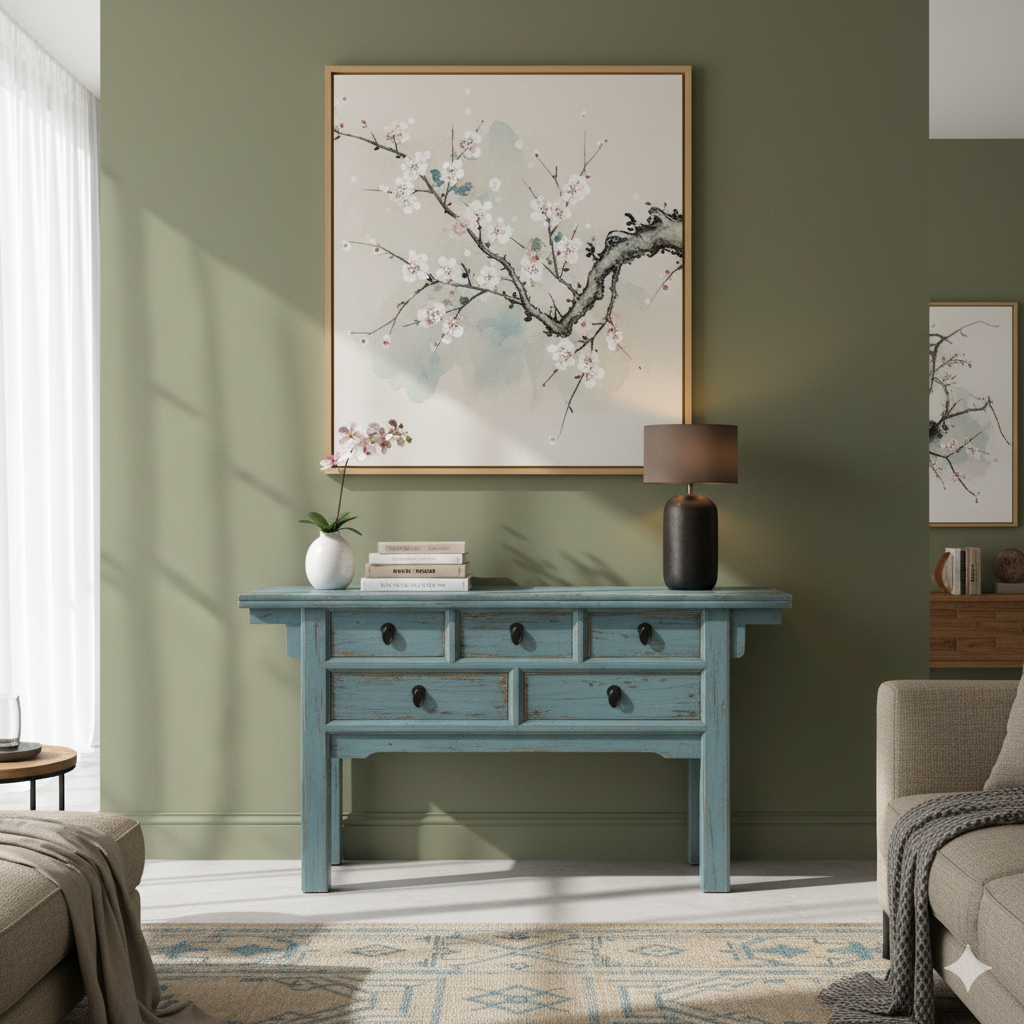 Wandtisch Sideboard Kiefer 1,40 m – Bild 2