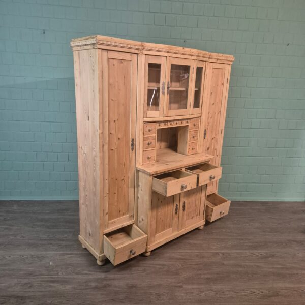 Buffetschrank Schrank Jugendstil 1910 Kiefer – Bild 12