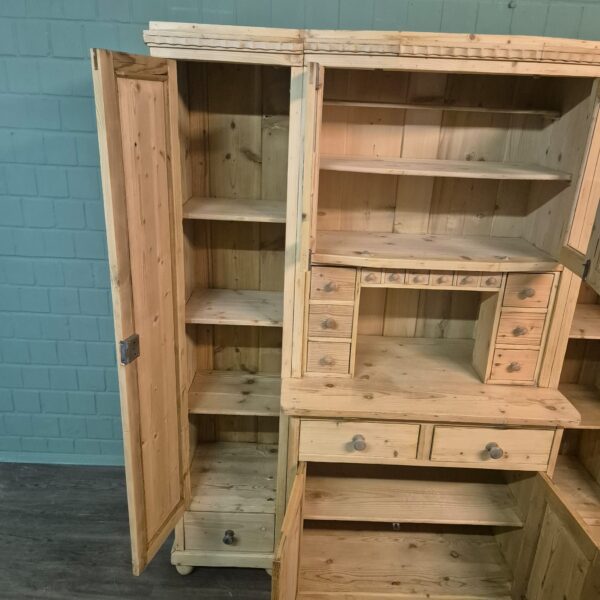 Buffetschrank Schrank Jugendstil 1910 Kiefer – Bild 9