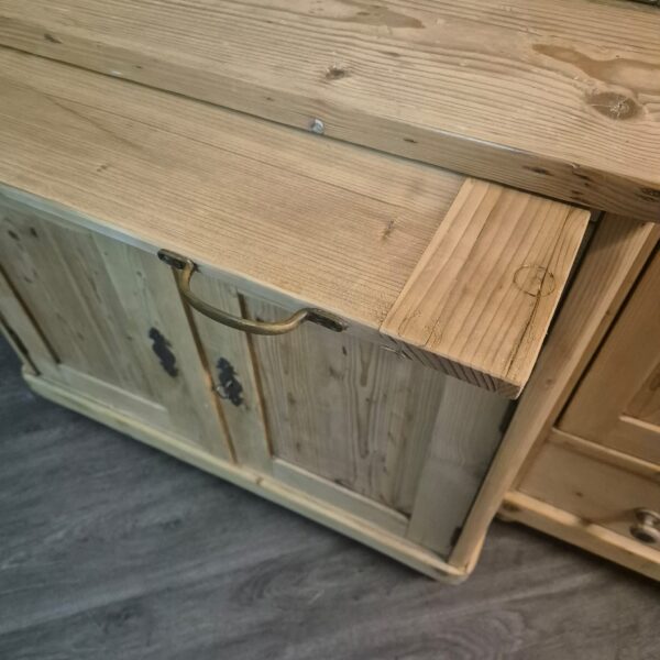 Buffetschrank Schrank Jugendstil 1910 Kiefer – Bild 6