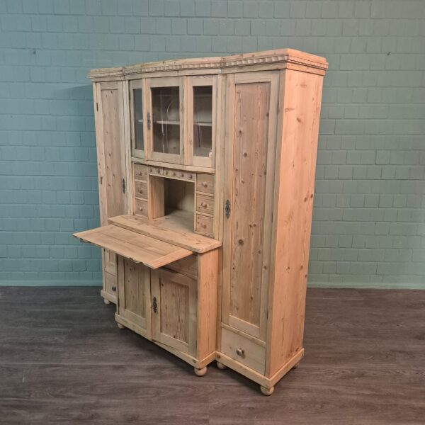 Buffetschrank Schrank Jugendstil 1910 Kiefer – Bild 4