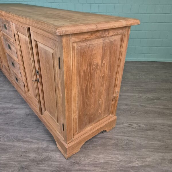 Anrichte Sideboard Teakholz 2,13 m – Bild 4