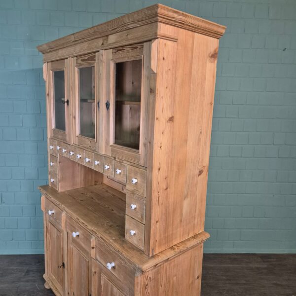 Buffetschrank Küchenschrank Schrank 1,33 m Kiefer – Bild 3