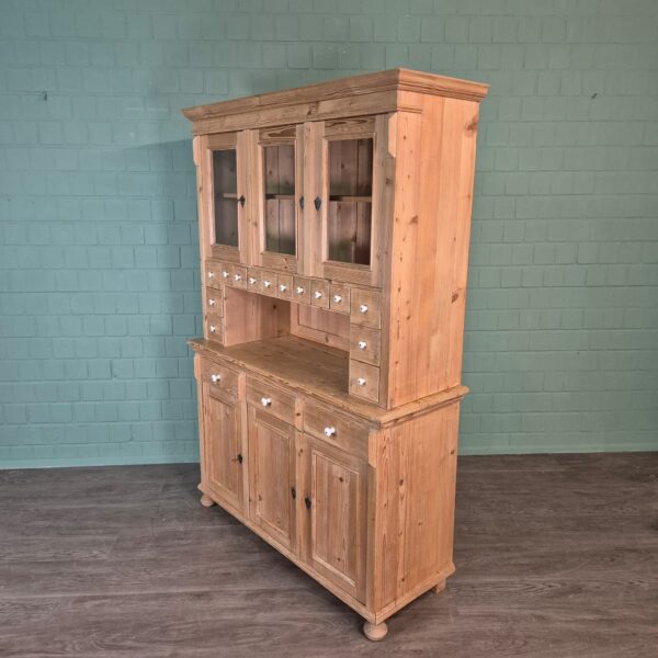 Buffetschrank Küchenschrank Schrank 1,33 m Kiefer – Bild 2