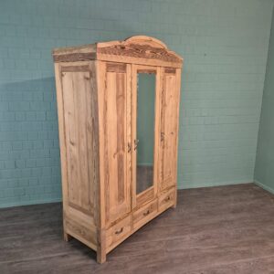 Schrank Kleiderschrank Jugendstil 1910 Kiefer