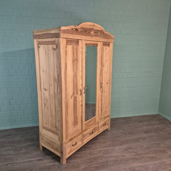 Schrank Kleiderschrank Jugendstil 1910 Kiefer