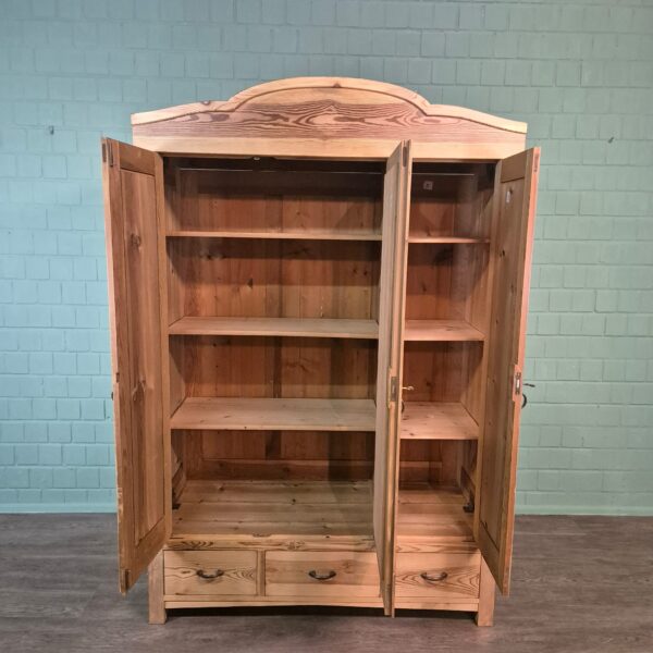 Schrank Kleiderschrank Jugendstil 1910 Kiefer – Bild 7
