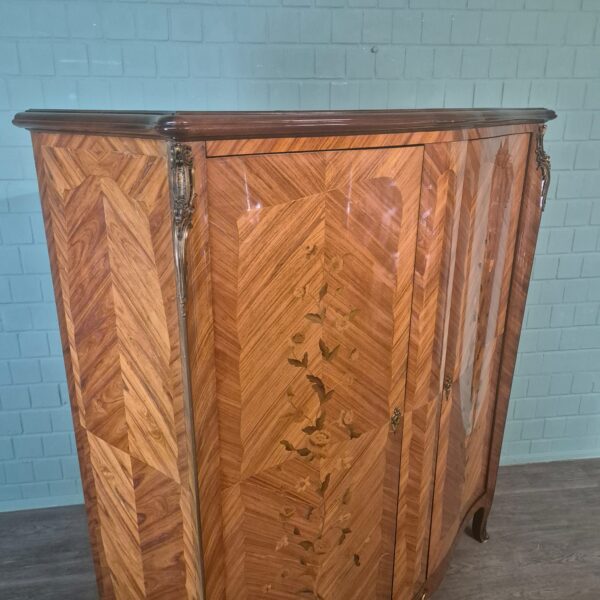 Schrank Dresdener Barock 1900 Nussbaum – Bild 5