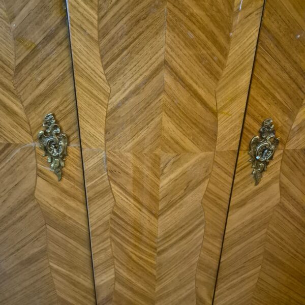Schrank Dresdener Barock 1900 Nussbaum – Bild 16