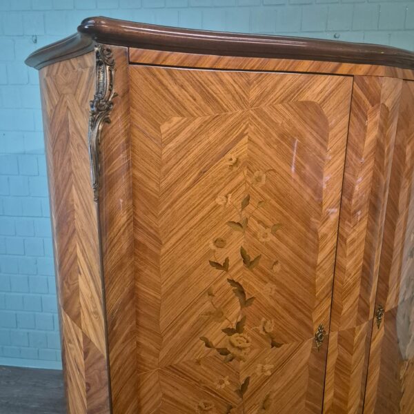 Schrank Dresdener Barock 1900 Nussbaum – Bild 6