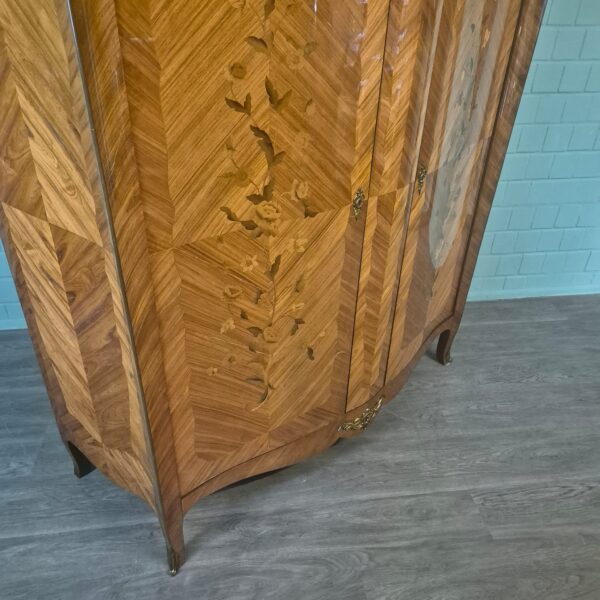 Schrank Dresdener Barock 1900 Nussbaum – Bild 9