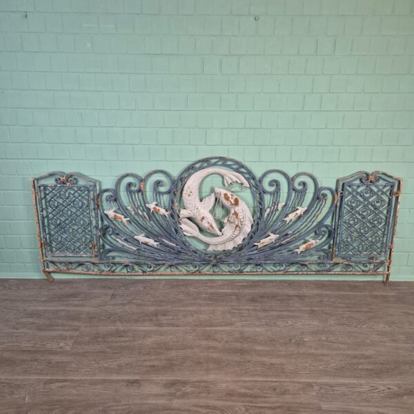 Ziergitter Balkongitter Jugendstil 1900 Schmiedeeisen