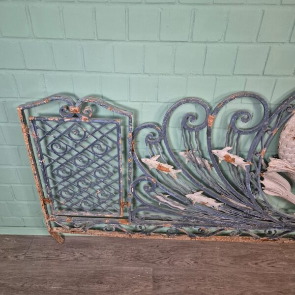 Ziergitter Balkongitter Jugendstil 1900 Schmiedeeisen – Bild 2