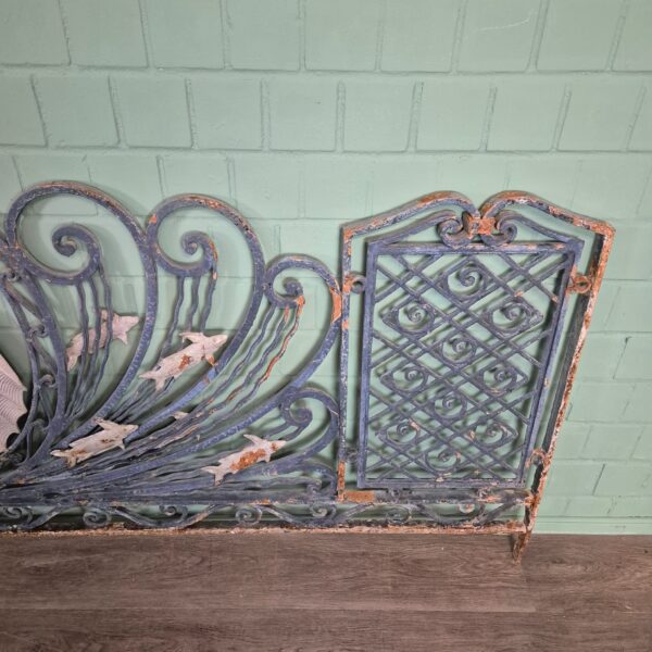 Ziergitter Balkongitter Jugendstil 1900 Schmiedeeisen – Bild 8