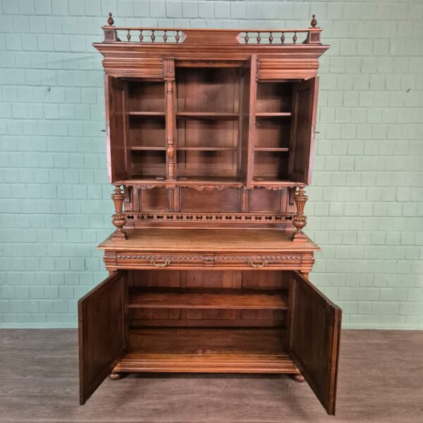 Buffetschrank Schrank Gründerzeit 1880 Nussbaum – Bild 14