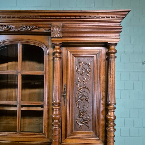 Buffetschrank Schrank Gründerzeit 1880 Nussbaum – Bild 8