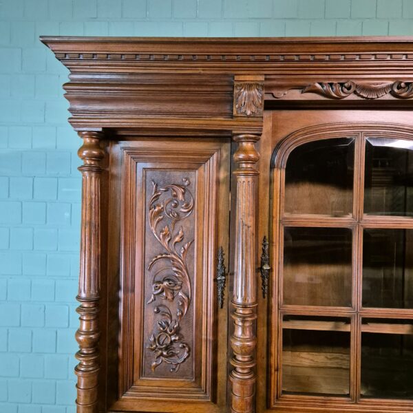 Buffetschrank Schrank Gründerzeit 1880 Nussbaum – Bild 6