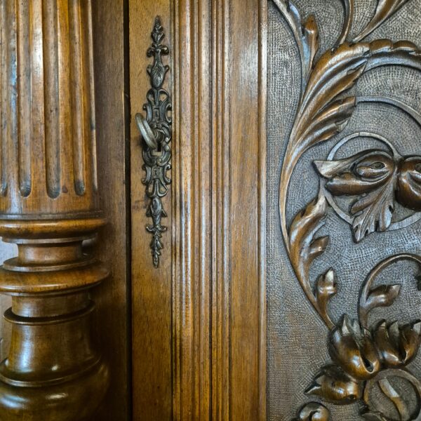 Buffetschrank Schrank Gründerzeit 1880 Nussbaum – Bild 20
