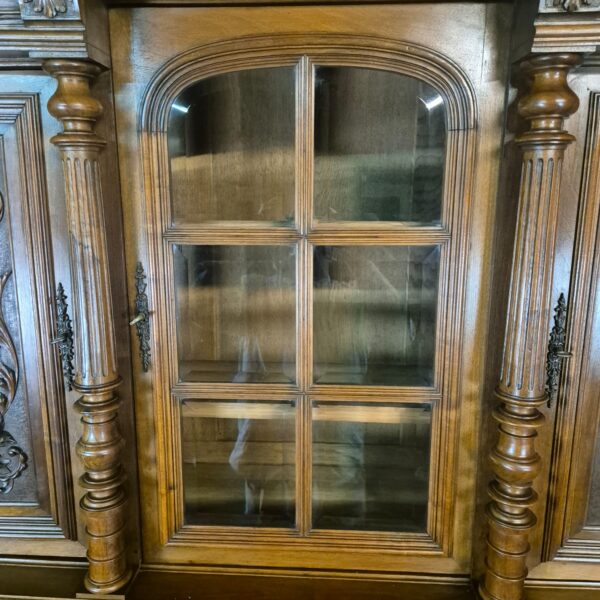 Buffetschrank Schrank Gründerzeit 1880 Nussbaum – Bild 21