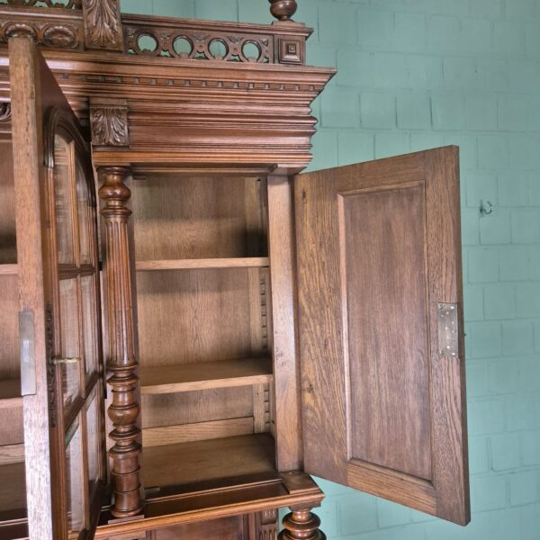 Buffetschrank Schrank Gründerzeit 1880 Nussbaum – Bild 26
