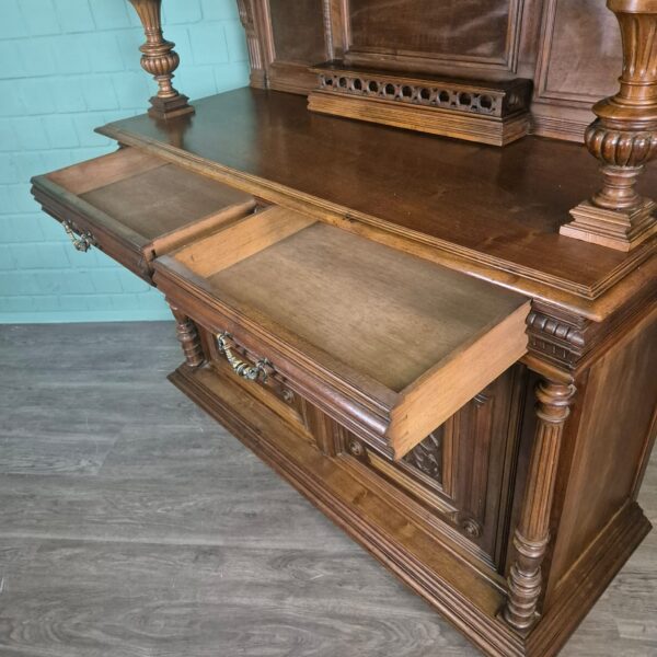 Buffetschrank Schrank Gründerzeit 1880 Nussbaum – Bild 27