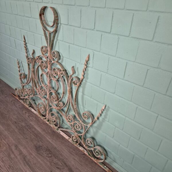 Ziergitter Jugendstil 1900 Schmiedeeisen 1,70 m x 1,16 m – Bild 8