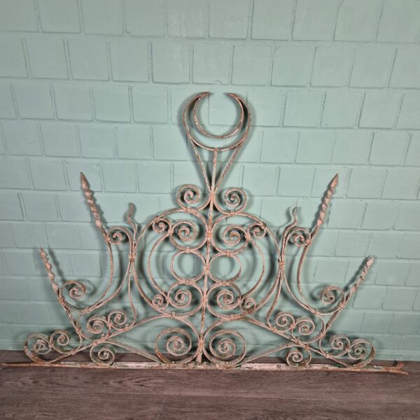 Ziergitter Jugendstil 1900 Schmiedeeisen 1,70 m x 1,16 m – Bild 9