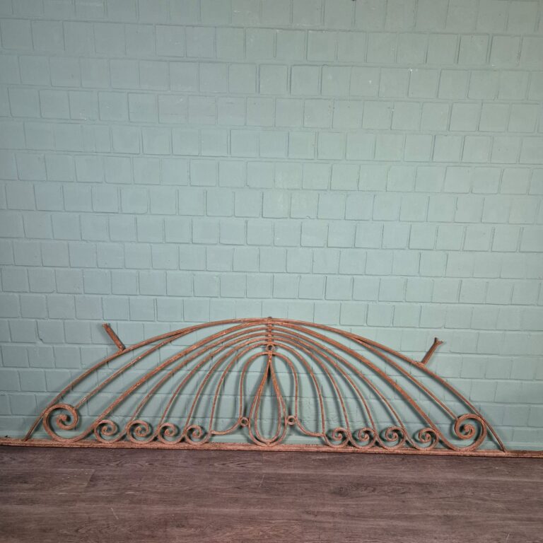 Ziergitter Jugendstil 1900 Schmiedeeisen 2,70 m x 0,70 m – Bild 3