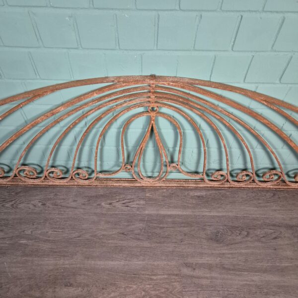 Ziergitter Jugendstil 1900 Schmiedeeisen 2,70 m x 0,70 m – Bild 4