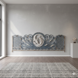 Ziergitter Balkongitter Jugendstil 1900 Schmiedeeisen