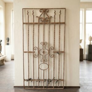 Zaunelement Gartenzaun Jugendstil 1910 Schmiedeeisen