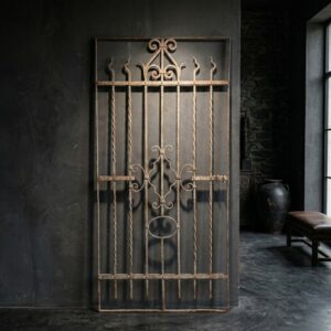 Zaunelement Gartenzaun Jugendstil 1910 Schmiedeeisen