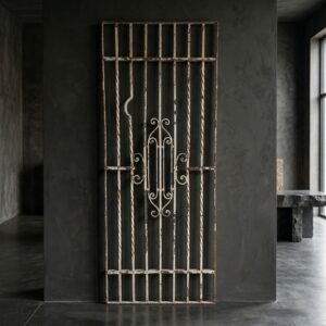 Gartenzaun Zaunelement Gründerzeit 1880 Schmiedeeisen 0,82 m