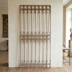 Zaunelement Gartenzaun Jugendstil 1910 Schmiedeeisen