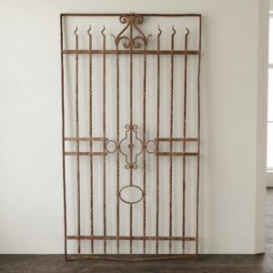 Zaunelement Gartenzaun Jugendstil 1910 Schmiedeeisen