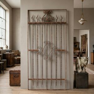 Zaunelement Gartenzaun Jugendstil 1910 Schmiedeeisen