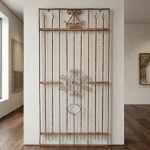 Zaunelement Gartenzaun Jugendstil 1910 Schmiedeeisen