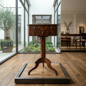 Nähtisch Biedermeier 1830 Mahagoni