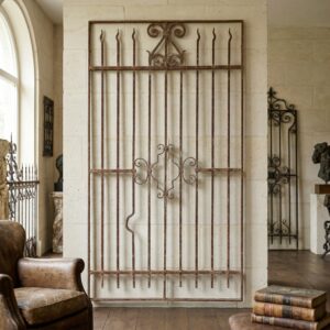 Zaunelement Gartenzaun Jugendstil 1910 Schmiedeeisen