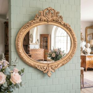 Wandspiegel Barockspiegel Gold 1,25 m x 1,16 m