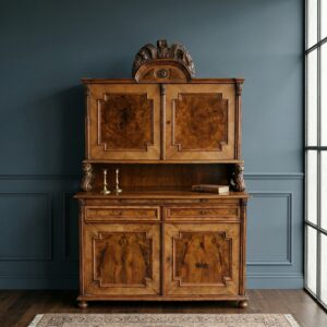 Buffetschrank Schrank Gründerzeit 1880 Nussbaum