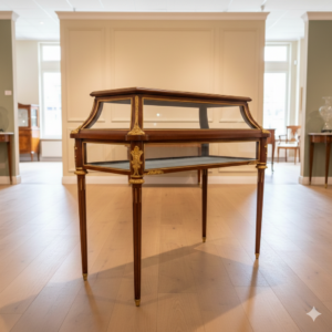 Vitrine Tischvitrine Mahagoni 1,07 m