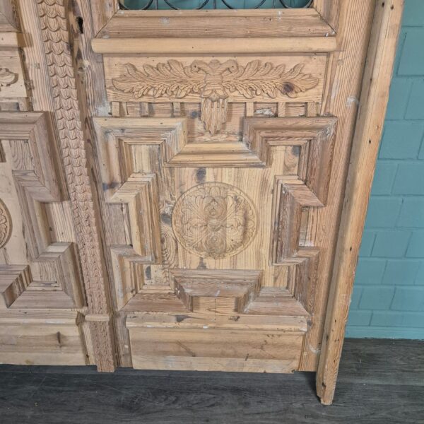 Eingangstür Haustür Tür Jugendstil 1900 Kiefer – Bild 7