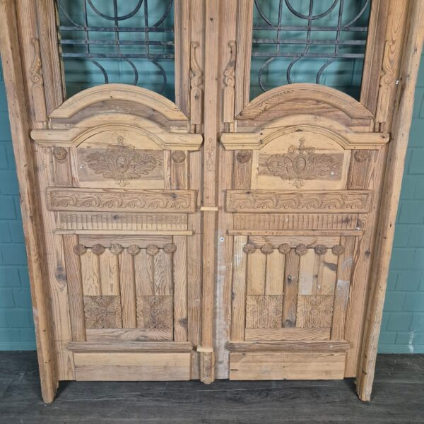 Eingangstür Haustür Tür Jugendstil 1900 Kiefer – Bild 10