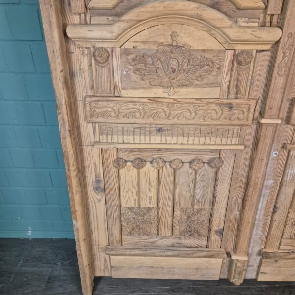 Eingangstür Haustür Tür Jugendstil 1900 Kiefer – Bild 11