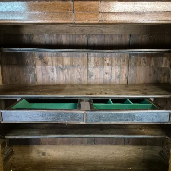 Schrank Kleiderschrank Barock 1750 Eiche – Bild 18