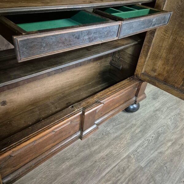 Schrank Kleiderschrank Barock 1750 Eiche – Bild 19