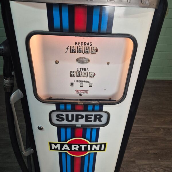 Zapfsäule Tanksäule Tokheim Porsche-Martini Racing – Bild 4