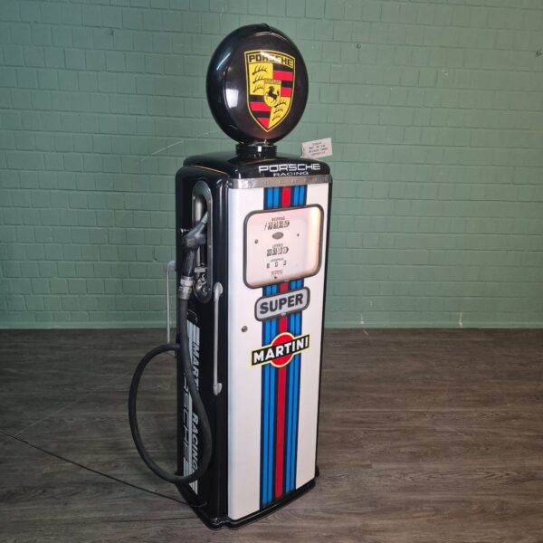 Zapfsäule Tanksäule Tokheim Porsche-Martini Racing