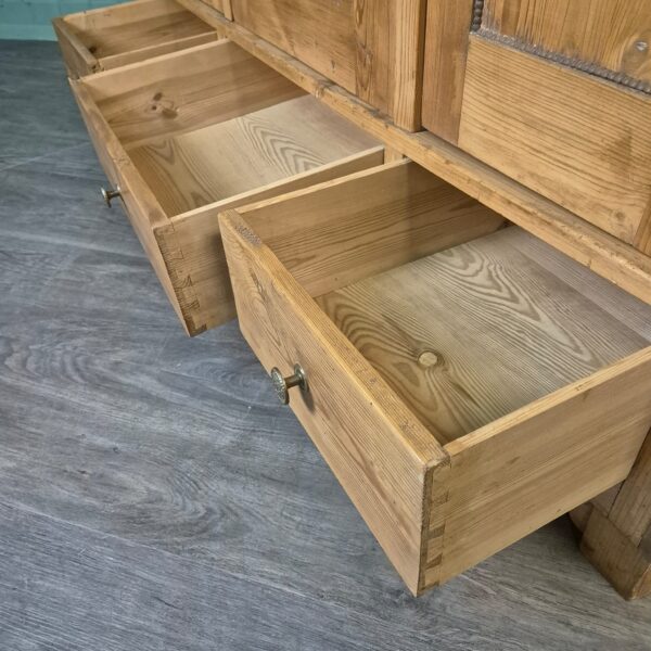 Schrank Kleiderschrank Jugendstil 1900 Kiefer – Bild 10